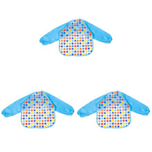 3Pièces Tablier Dessin Enfants Ajustable Polyester Étanche
