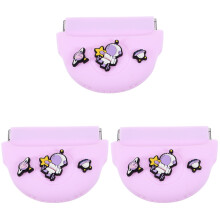 3Pièces Étuis Silicone Pour Appareils Orthodontiques Violet