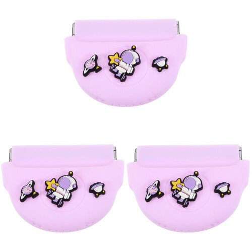 3Pièces Étuis Silicone Pour Appareils Orthodontiques Violet