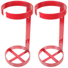 2Pièces Support Mural Extincteur Rouge Durable Pour Bateau