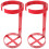 2Pièces Support Mural Extincteur Rouge Durable Pour Bateau 1