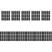1100Pièces Film Thermorétractable Noir Pour Bouteilles De Vin
