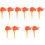 10Pièces Torches En Feutre Multi Couleurs Décoration 4
