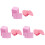 Cotons Démaquillants Rose Peluche Pour Vernis 1