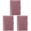 3Ensembles Budget Rose PVC Avec Zippées Pour 1
