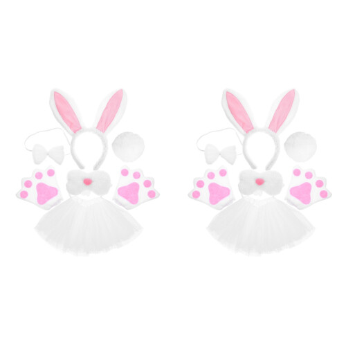 2Ensembles Kit Costume Oreilles Animal Tutu Queue