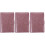 3Ensembles Budget Rose PVC Avec Zippées Pour 5