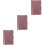 3Ensembles Budget Rose PVC Avec Zippées Pour 6