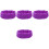 4Pièces Protège-Oreilles Violet Pour Confortable Lavable 2
