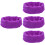 4Pièces Protège-Oreilles Violet Pour Confortable Lavable 5