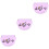 3Pièces Étuis Silicone Pour Appareils Orthodontiques Violet 6