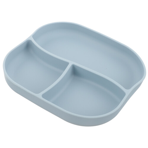 4Pcs Non-Slip Silicone Divided Plates with Suction Cup for Elderly 1