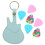 3Ensembles Pochette Bleu PU Pour Médiators Guitare Basse 3