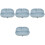 4Pcs Non-Slip Silicone Divided Plates with Suction Cup for Elderly 5