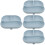 4Pcs Non-Slip Silicone Divided Plates with Suction Cup for Elderly 8