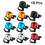30Pcs Bell Assorted Color Loud Sound Easy Install Bell 10