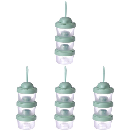24Pcs Leak Proof Container Portable Green Storage Box 1