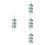 24Pcs Leak Proof Container Portable Green Storage Box 6