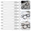 40Pcs Multi-Functional Grey Silicone Cable Straps Reusable for Home 11
