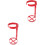 2Pièces Support Mural Extincteur Rouge Durable Pour Bateau 4