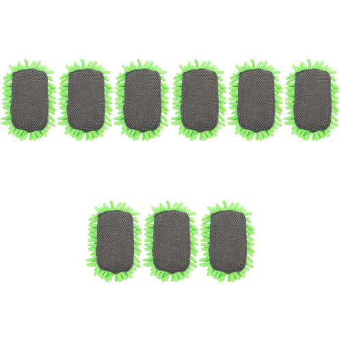 9Pièces Éponge Nettoyante Vert Efface Tableau École 2