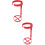 2Pièces Support Mural Extincteur Rouge Durable Pour Bateau 8