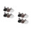 12Pièces Boutons Pression Métal Multi-Usage Pour Jean Vêtements 8