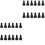 24Pcs Multi-Use Black Glass Pipette Droppers for Liquid Extraction 3