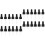 24Pcs Multi-Use Black Glass Pipette Droppers for Liquid Extraction 4