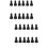 24Pcs Multi-Use Black Glass Pipette Droppers for Liquid Extraction 7