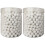 2Pcs Heat Resistant Ceramic Pie Crust Weights Baking Beans 2