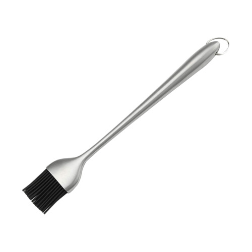 2Stk Bbq Silikonsauce Mit Langem Edelstahlgriff, Hitzeresistent 1