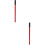 2Pcs Red Hydraulic Jack Handle Replacement with Sturdy Steel and Grip 8