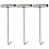 3Pièces Crochets Levage Couvercle Trappe Inoxydable Argenté 5