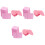 Cotons Démaquillants Rose Peluche Pour Vernis 4