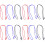 12Pièces Lunettes Polyester Flexible Pour Usage 9