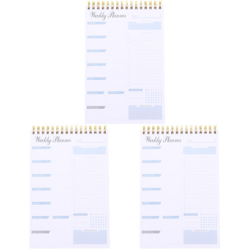 3Pièces Cahier Déchirable Aluminium Usage