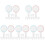60Pièces Tableaux Effaçables Petits Multicolores En Mousse Durable 1