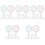 60Pièces Tableaux Effaçables Petits Multicolores En Mousse Durable 4