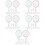 60Pièces Tableaux Effaçables Petits Multicolores En Mousse Durable 8