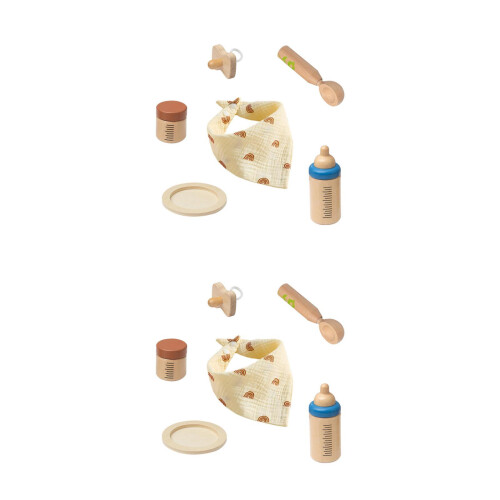 2Ensembles Ensemble Bois DIY, Jouet Éducatif Et Décoratif