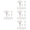 40Pièces Fleurs Faux Blanches Décoratives Mini Arbres Scène Miniature 5