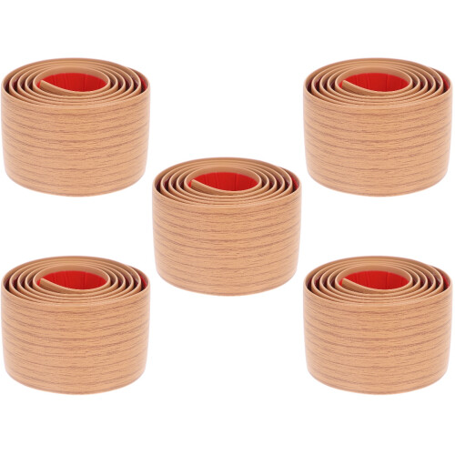 5Pièces Profilés PVC Khaki Souples Autoadhésifs Pour Décoration Sols 1