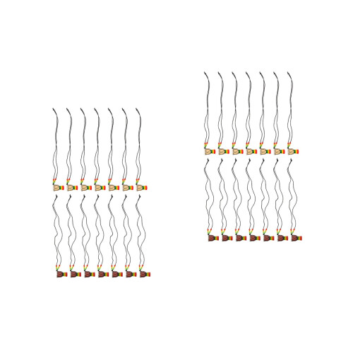 28Pièces Pendentifs Style Tambour Africain Chic 2
