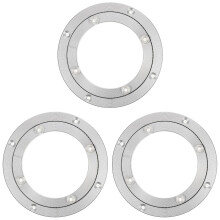 3Pièces Plateau Tournant Aluminium Argenté 360 Table Cuisine Rotatif