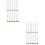 28Pièces Pendentifs Style Tambour Africain Chic 5