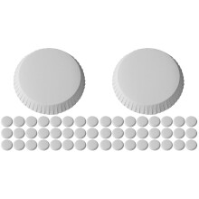 200Pièces Couvercles Ronds En Papier Pour Empilables