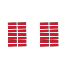 240Pcs Black Adhesive Safety Pin Bars for Badges Name Tags Crafting
