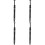 4Pièces Pince 4 Aluminium Noir Pour Puce 6