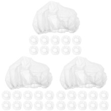 150Pièces Filets À Cheveux Disposables Blancs Pour Chefs Personnel